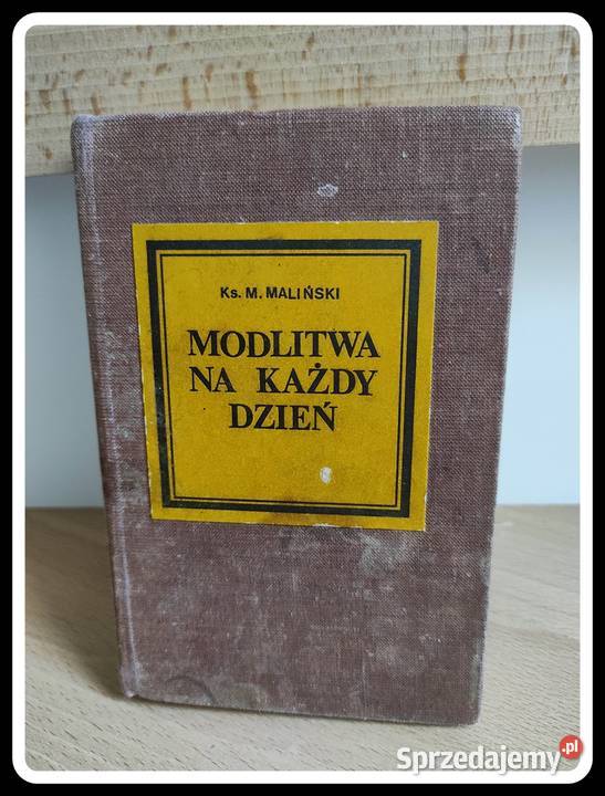 Ks M Maliński Modlitwa na każdy dzień 1987 twarda Płock