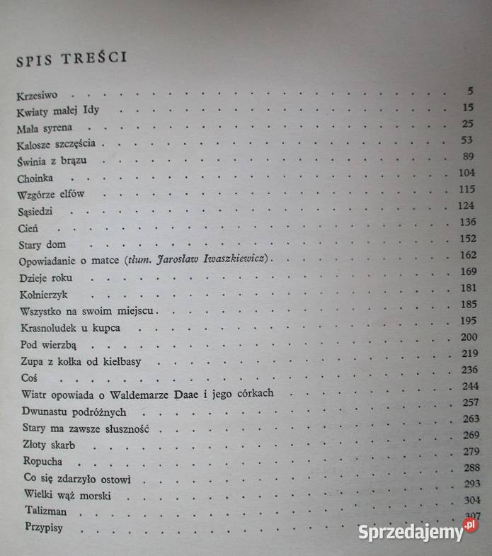 Baśnie JCh Andersen il Z Rychlicki sprzedam