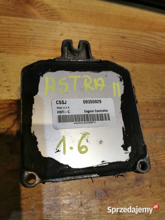 KOMPUTER STEROWNIK OPEL ASTA II 16 16V 09355929 wielkopolskie Margonin