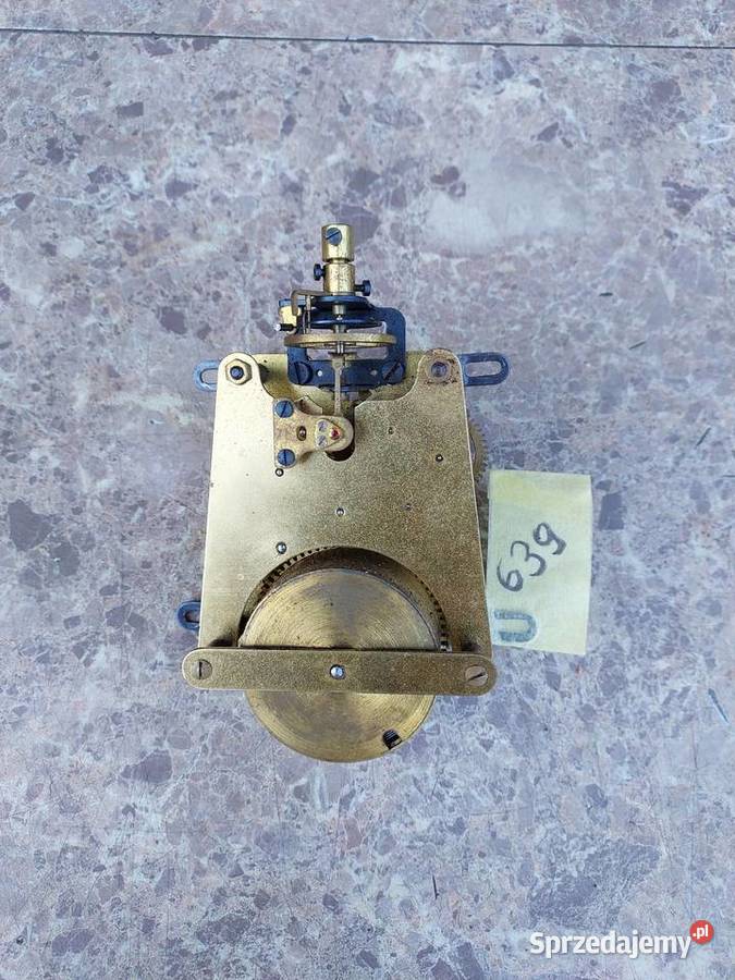 639 Mechanizm starego zegara Muhlheim chodzik Tczew