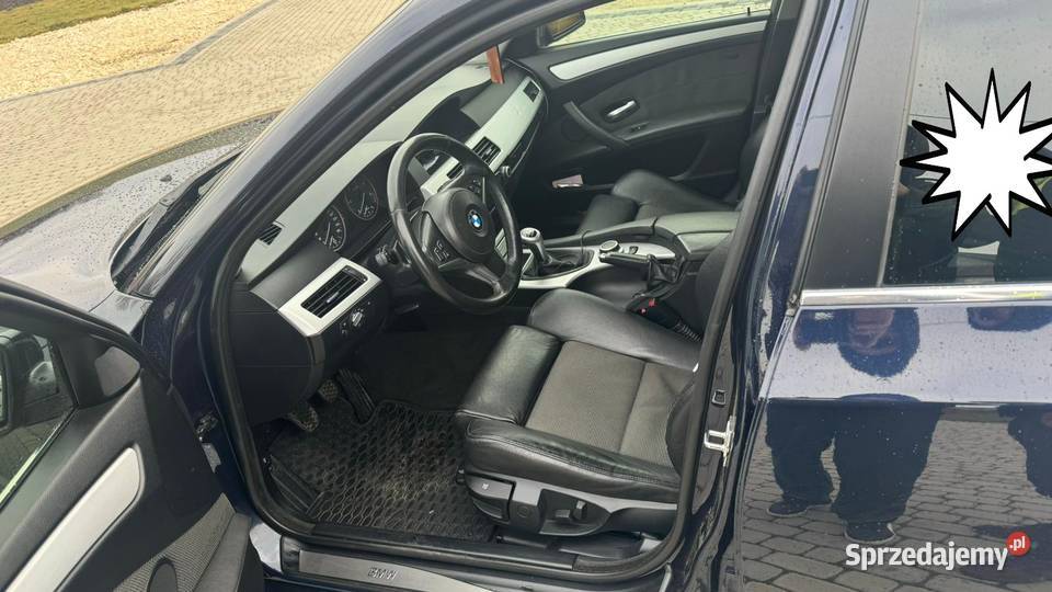 Bmw e60 zadbane 520d 163 mały przebieg 1995cm3 Samochody osobowe Brończyce