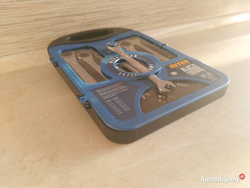 NAJTANIEJ Klucze Płasko Oczkowe z Grzechotką 8el