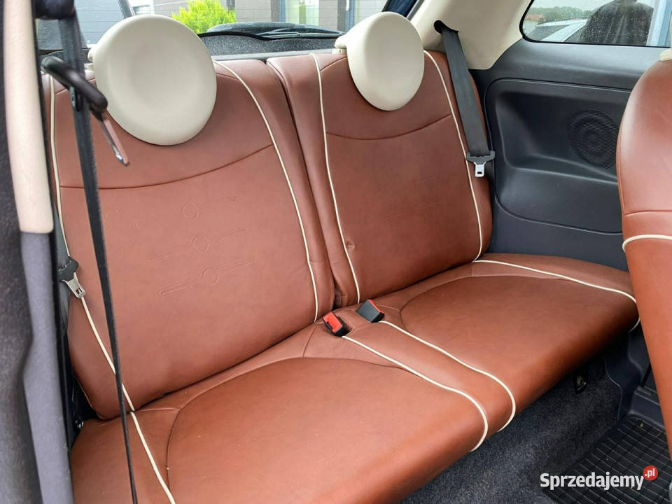Fiat 500 klima AUTOMAT skóra el szyby lusterka Żory