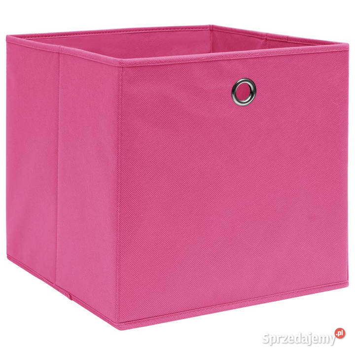 Pudełka 10 różowe 32x32x32 tkanina WM288347 Warszawa
