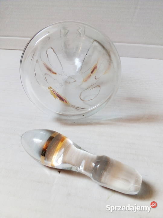 stara karafka art deco vintage ze złoceniami Częstochowa