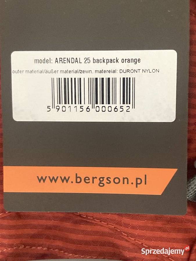 Plecak Bergson okazja Wrocław sprzedam