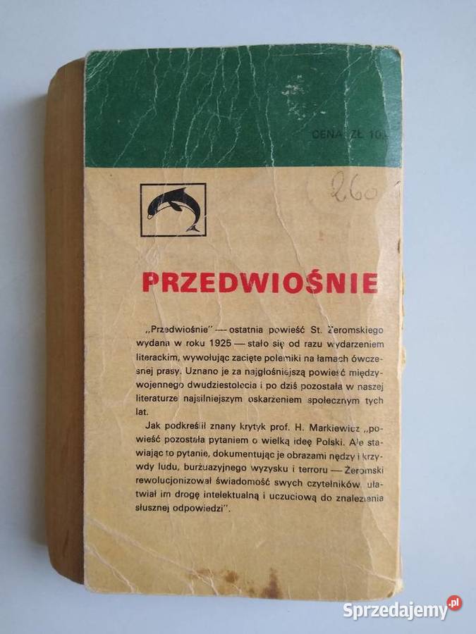 Przedwiośnie Stefan Żeromski pomorskie sprzedam