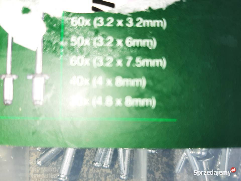 Zestaw Nitów Parkside nowe Warszawa