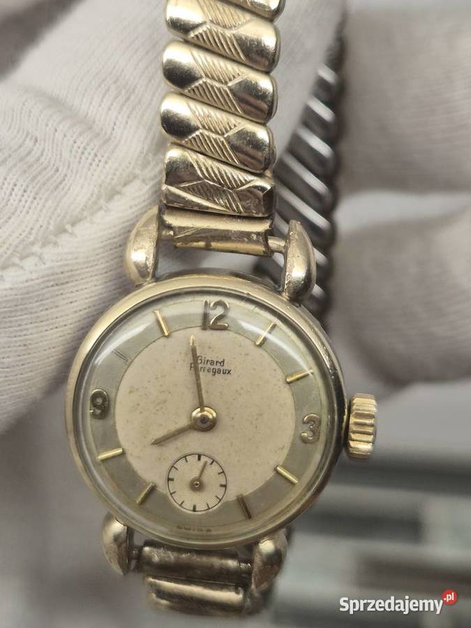 Damski zegarek vintage Girard Perregaux Au 20 Chorzów