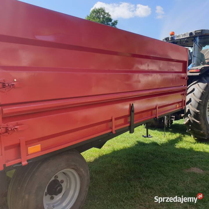 przyczepa wywrotka jednoosiowa nieuszkodzony Korycin