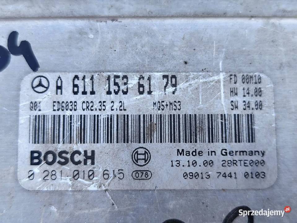 Mercedes Sprinter W901 W902 W903 W904 STEROWNIK Komputery Przemęt