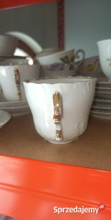 Filiżanka Tielsch Altwasser Sygnatura z 1939 r Porcelana i szkło Gdańsk