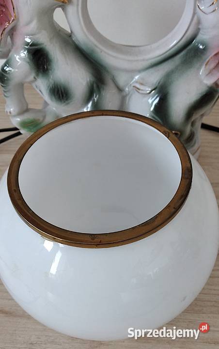 lampka ceramiczna słonie Bukowno