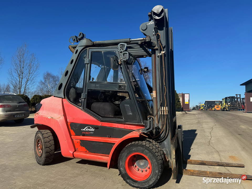 wózek widłowy LINDE H50D03 kabina 440m 5000