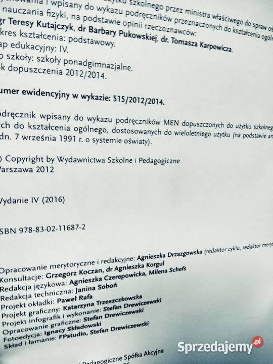 Fizyka prostu podręczniki szkolne nowe Warszawa