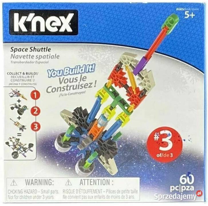Knex Rakieta KNEX Klasyczne Klocki Zestaw Mogilany