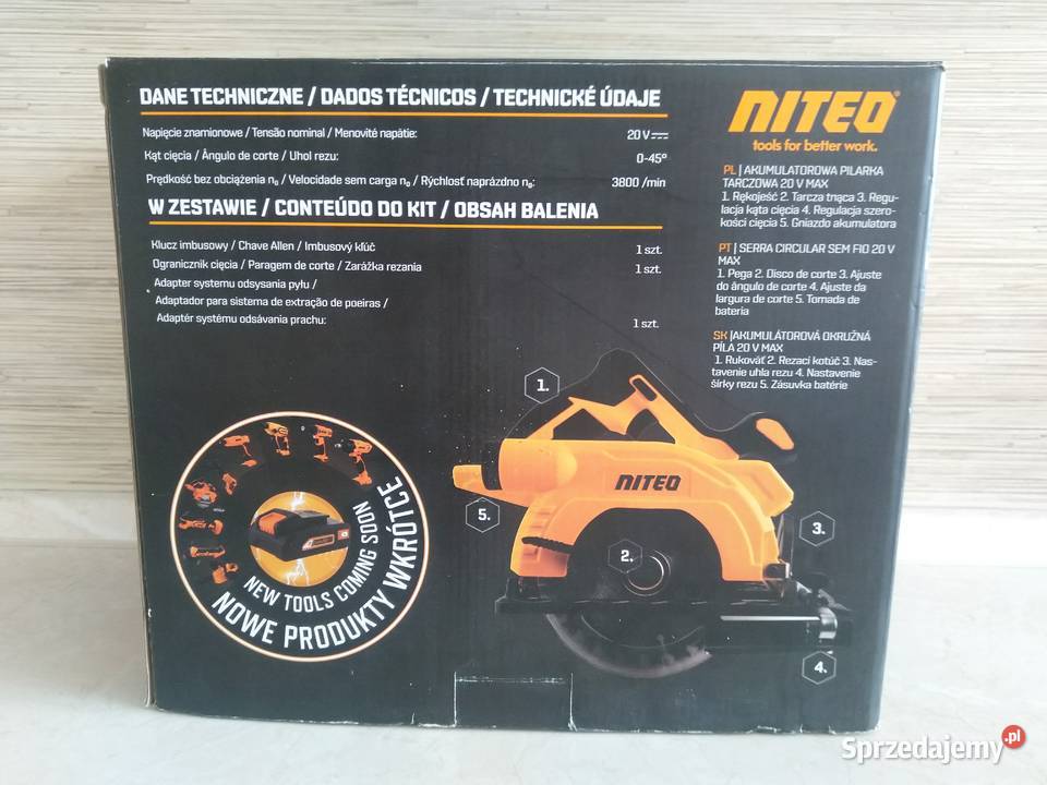 NAJTANIEJ Akumulatorowa Pilarka Tarczowa 20 śląskie Zabrze