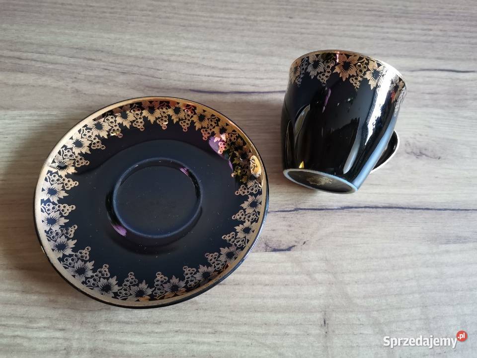 Stara filiżanka porcelana Tułowice design PRL