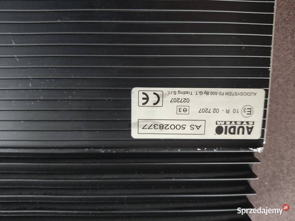 Wzmacniacz do auta AUDIO SYSTEM TWISTER F2500 Wzmacniacze i pokrewne Wieprzyce