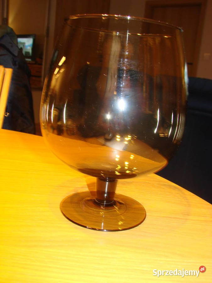 duży kielich świecznik PRL Pruszcz Gdański sprzedam