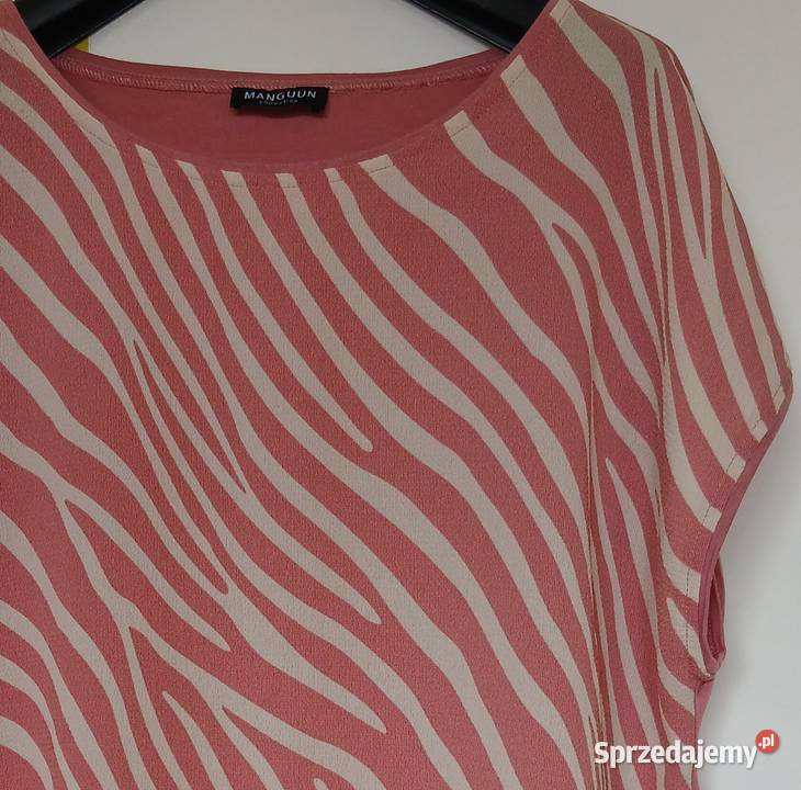 XL48 Dwumateriałowa bluzka Manguun collection