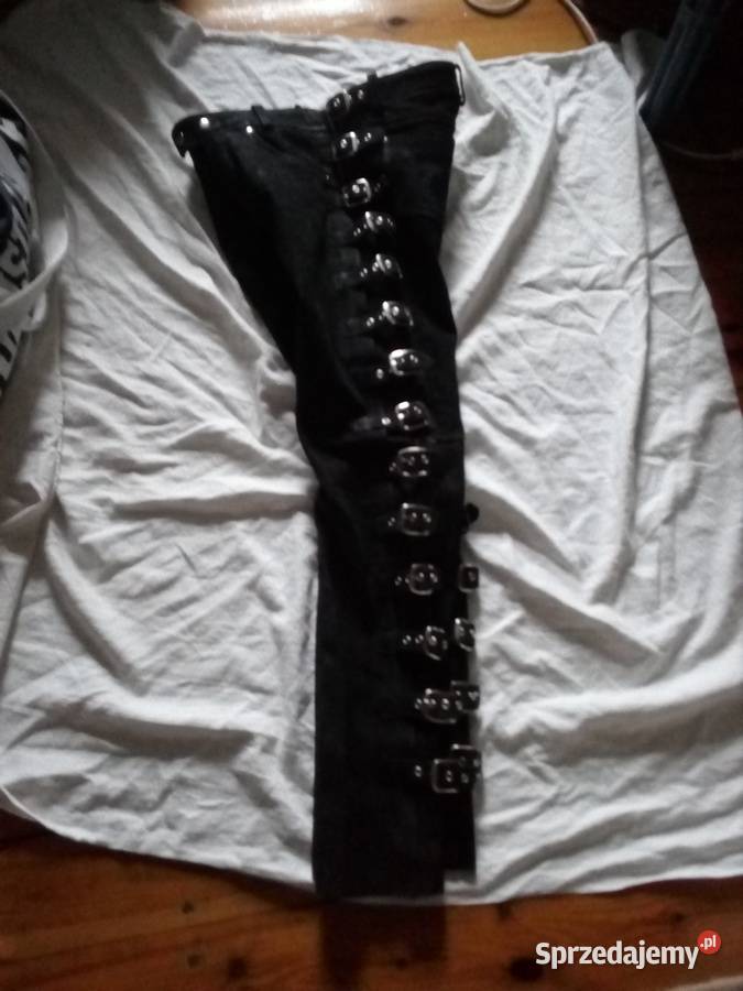 Spodnie skórzane motocyklowe MDM L nowe