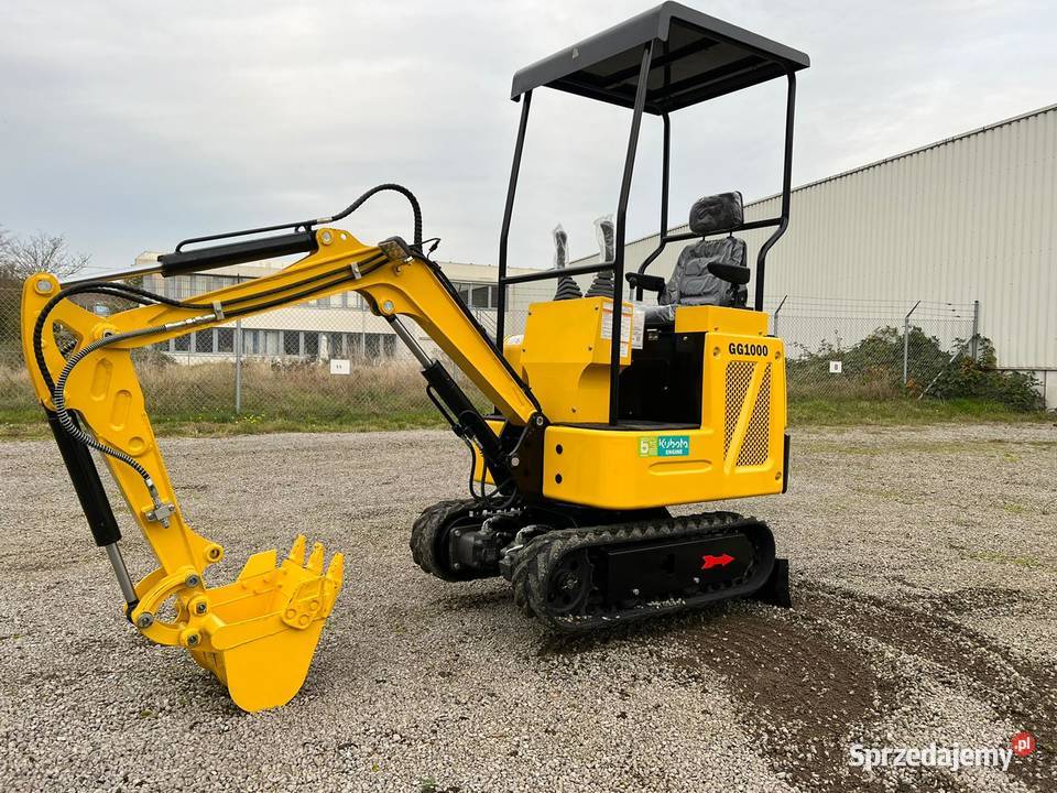 Nowa Minikoparka Gunter Grossmann GG1000 Poniatowa
