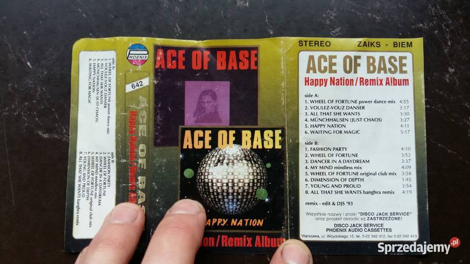 Kaseta magnetofonowa Ace of base Happy nation Siemiatycze
