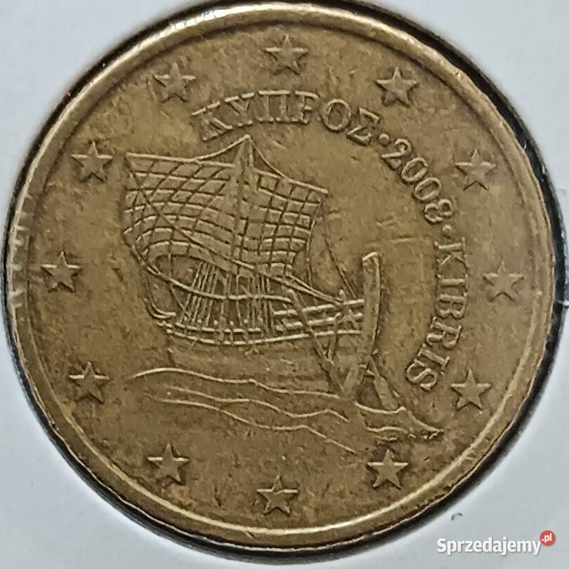 50 Eurocentów Cypr 2008 r Konin