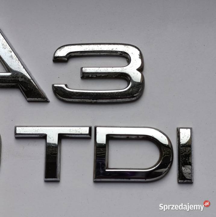 Napis emblemat Audi A3 I 0003r Lipno