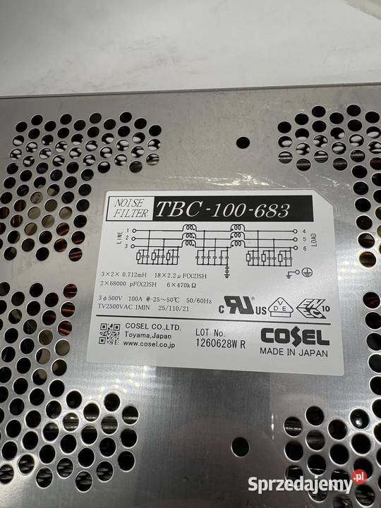 Cosel TBC100683 Noise filter