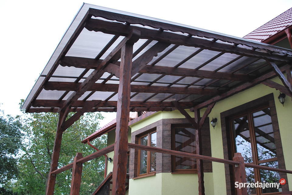 Zadaszenie tarasu Z01 Taras patio pergola Architektura ogrodowa Przemyśl