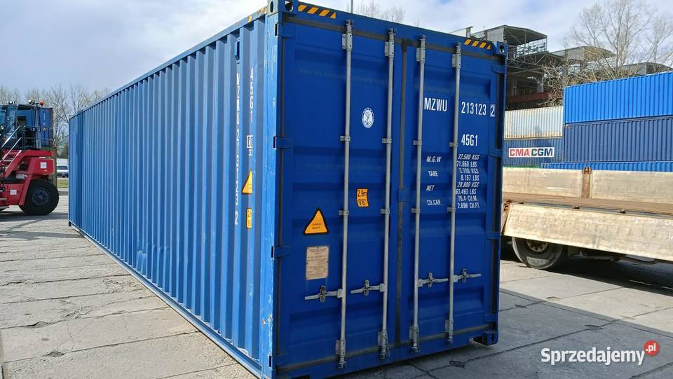Kontener morski 40 HC High Cube IICL sprzedam mazowieckie Płock