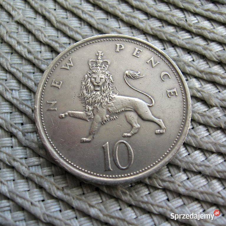 Wielka Brytania 10 Pensów 1976r