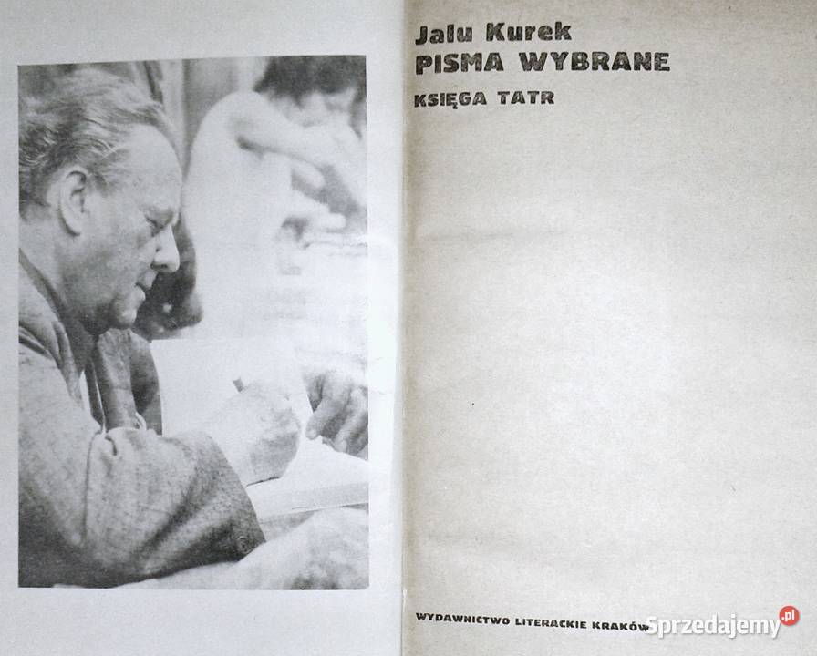 Księga Tatr Jalu Kurek sprzedam