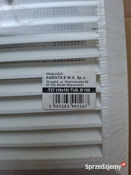 Kratka wentylacyjna 150x150 AWENTA Małkinia Górna