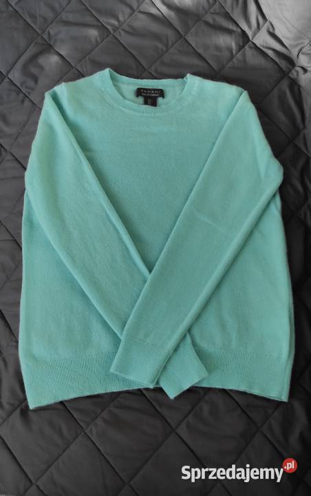 Kaszmirowy turkusowy sweterek rozmiar L Nowy Swetry i golfy sprzedam