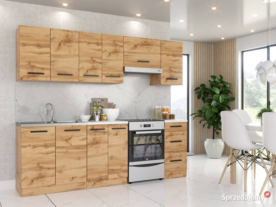 Meble Kuchenne Mokka 24m Komplet Modułowy 145cm Elbląg