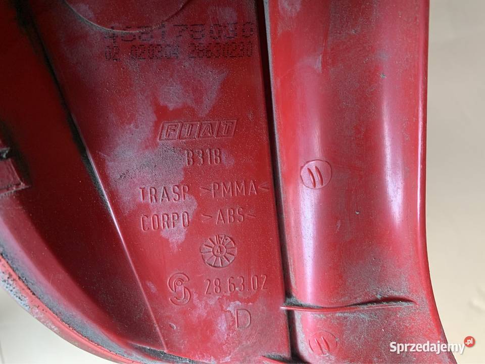 468178030 lampa tył tylna prawa Fiat Punto 2 II Szczecin sprzedam