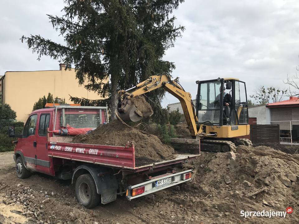 USŁUGI ZIEMNE KOPARKA WYWROTKA KRUSZYWA Radom