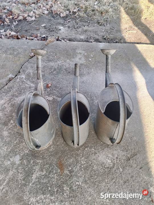 Konewka metalowa PRL Vintage Dom i Ogród Sokołów Podlaski sprzedam