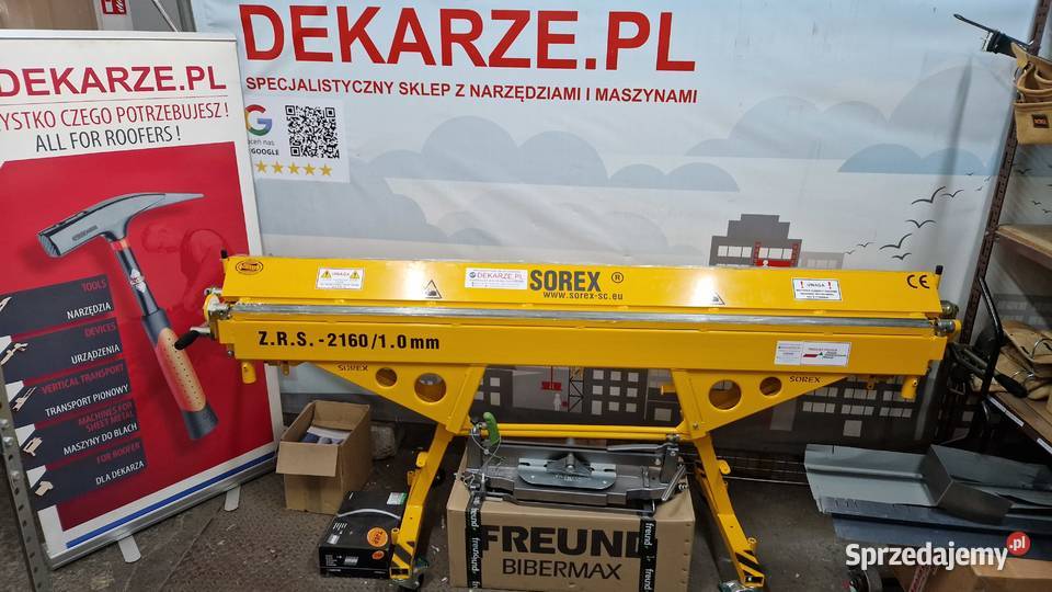 Zaginarka Sorex ZRS 21601 mm Nóż krążkowy Stół Wrocław