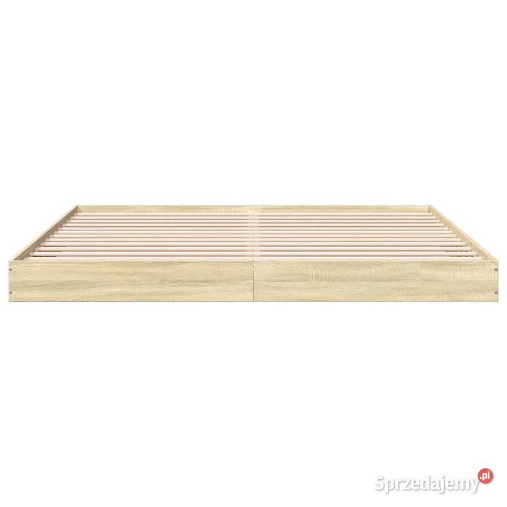 Rama łóżka dąb sonoma materiał drewnopochodny 183cm Warszawa sprzedam