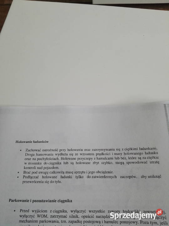 Instrukcja Obsługi Ciągnik RENAULT TS 7512 7514 Kamień Pomorski