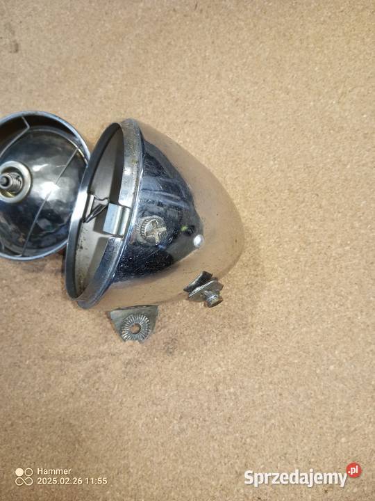 Stara lampa rowerowa National Sanyo Elektric Ciosaniec