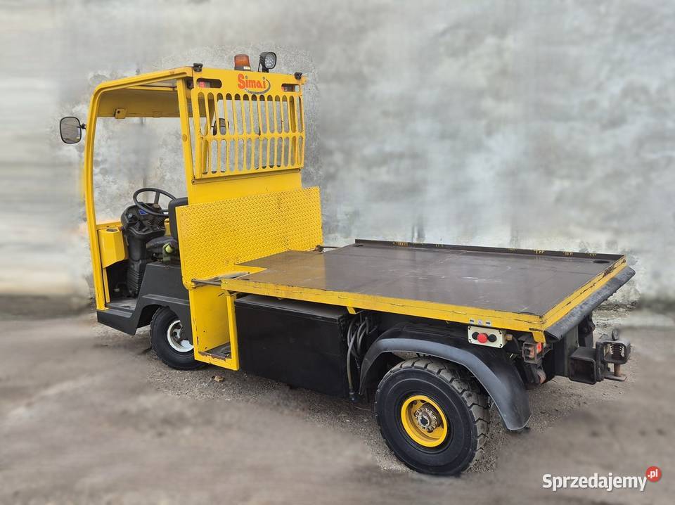 Elektryczny wózek platformowy SIMAI udźwig 2000 Rybnik
