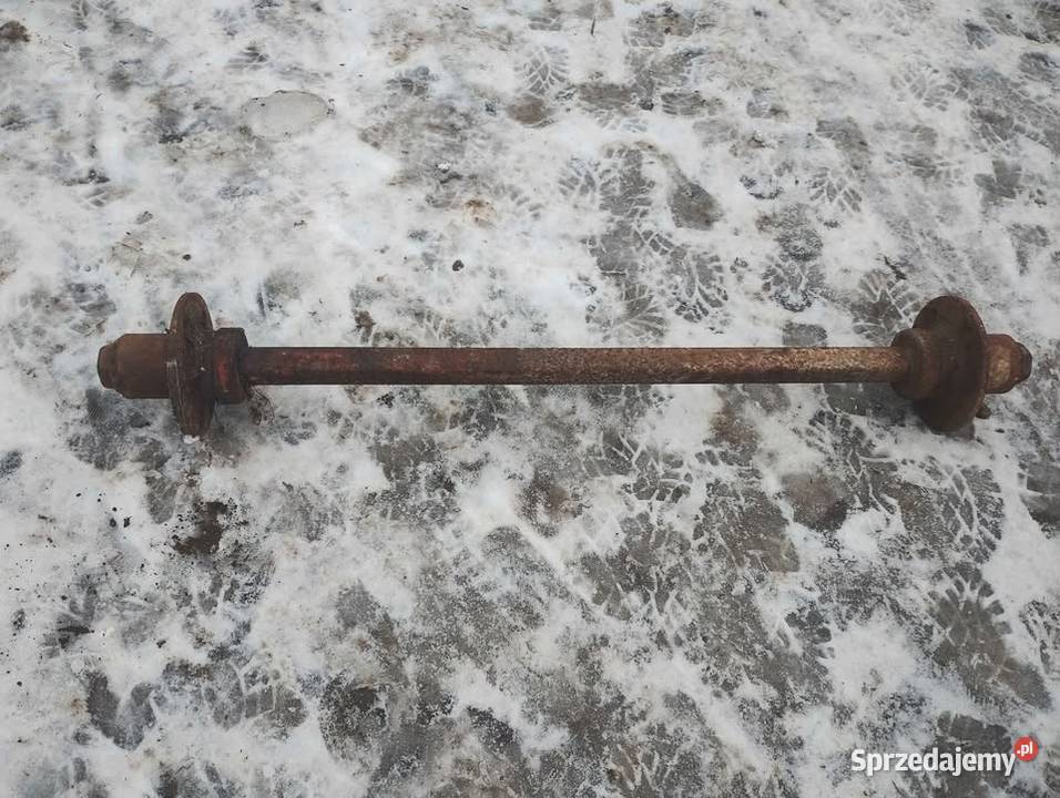 Oś do przyczepki z piastami Annopol