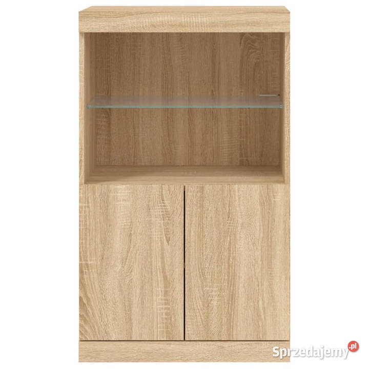 Szafka z oświetleniem LED dąb sonoma 605x37x100 Warszawa