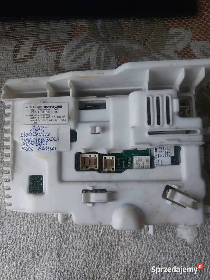 ELECTROLUX TIMECARE 500 913118611 MODUŁ PRALKI małopolskie Nowy Sącz