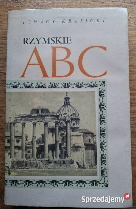 Rzymskie ABC Ignacy Krasicki Mapy i przewodniki Kraków